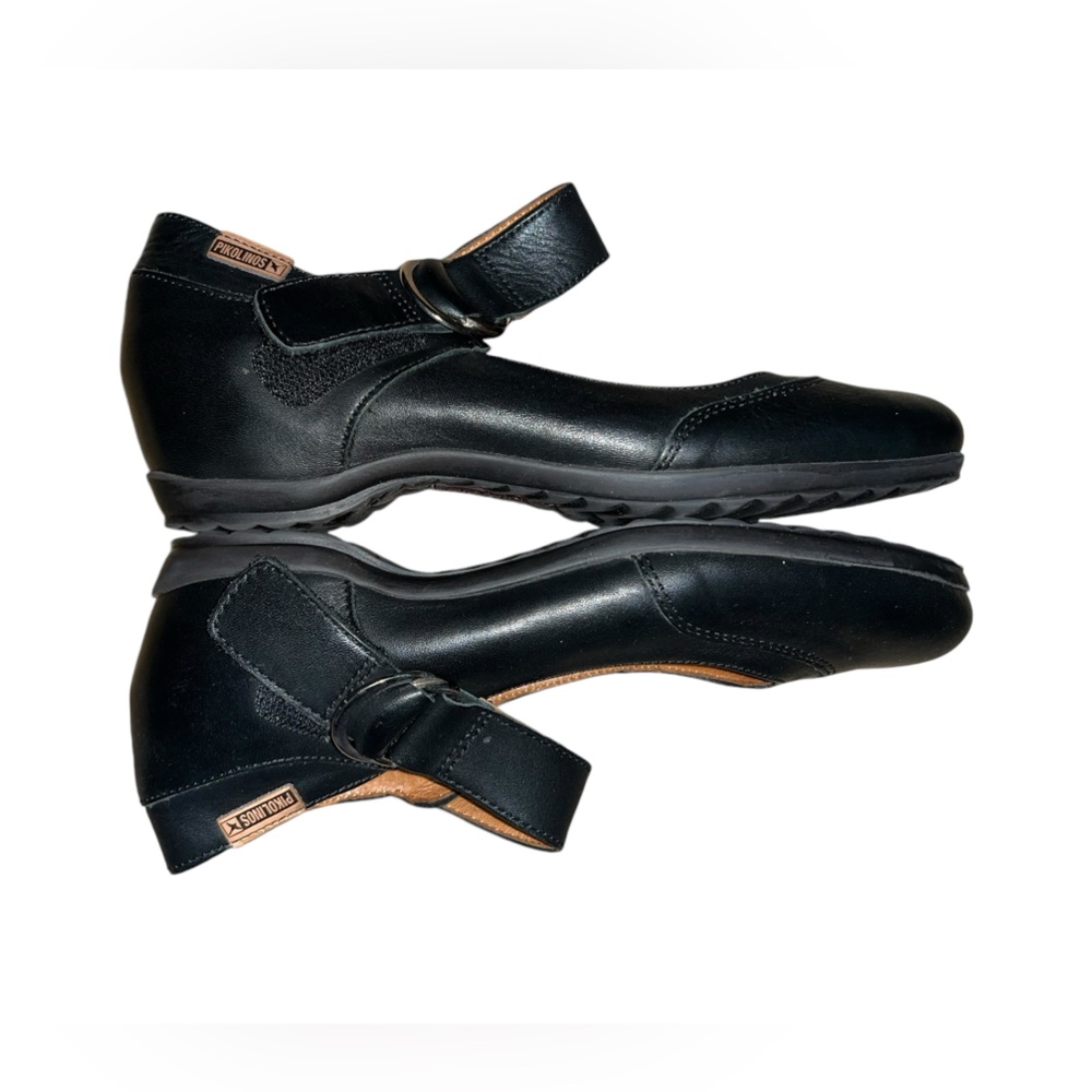 Pikolinos Black Leather Venezia Mary Jane Shoes Sz.36 (US 6.5) - Picture 1 of 8